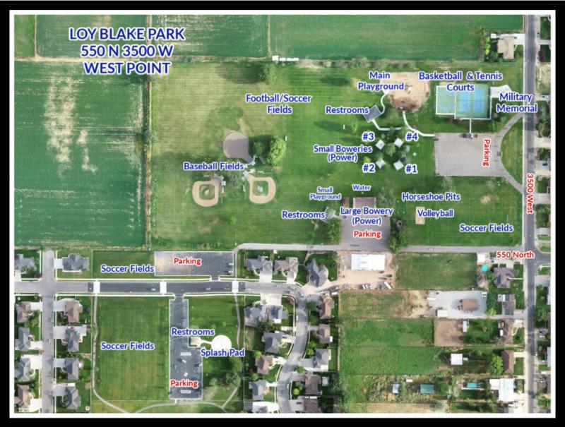 Loy Blake Park Map