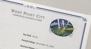 West Point City Commercial Business License